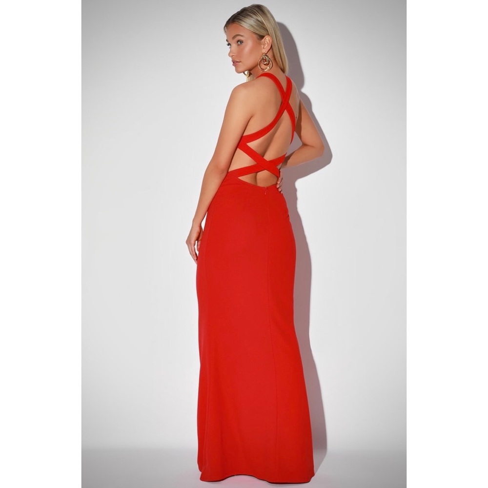 Lulus “Divine Love” Formal Backless Maxi Dress - Picture 4 of 12